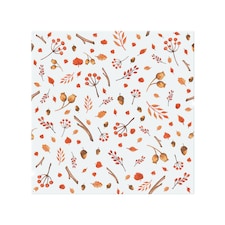 Acorns & Leaves Splash Back | White