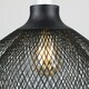 image 1 of ValueLights Retro Steampunk Matt Black Mesh Design 2 Tier Ceiling Pendant Light Shade