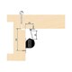 image 2 of Exitex Roller Finger Protector 1925mm, Door Hinge Safety Guard, Professional Protection | Black