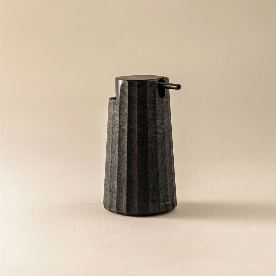 image 1 of Cosmic Soap Dispenser Liquid with Durable Plastic for Bathroom, Black - 200ml
