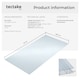 image 6 of 10 Polycarbonate Panels - dual-walled, cuttable, insulating | Clear | transparent | 121 x 60,50 x 0,40 cm | 10