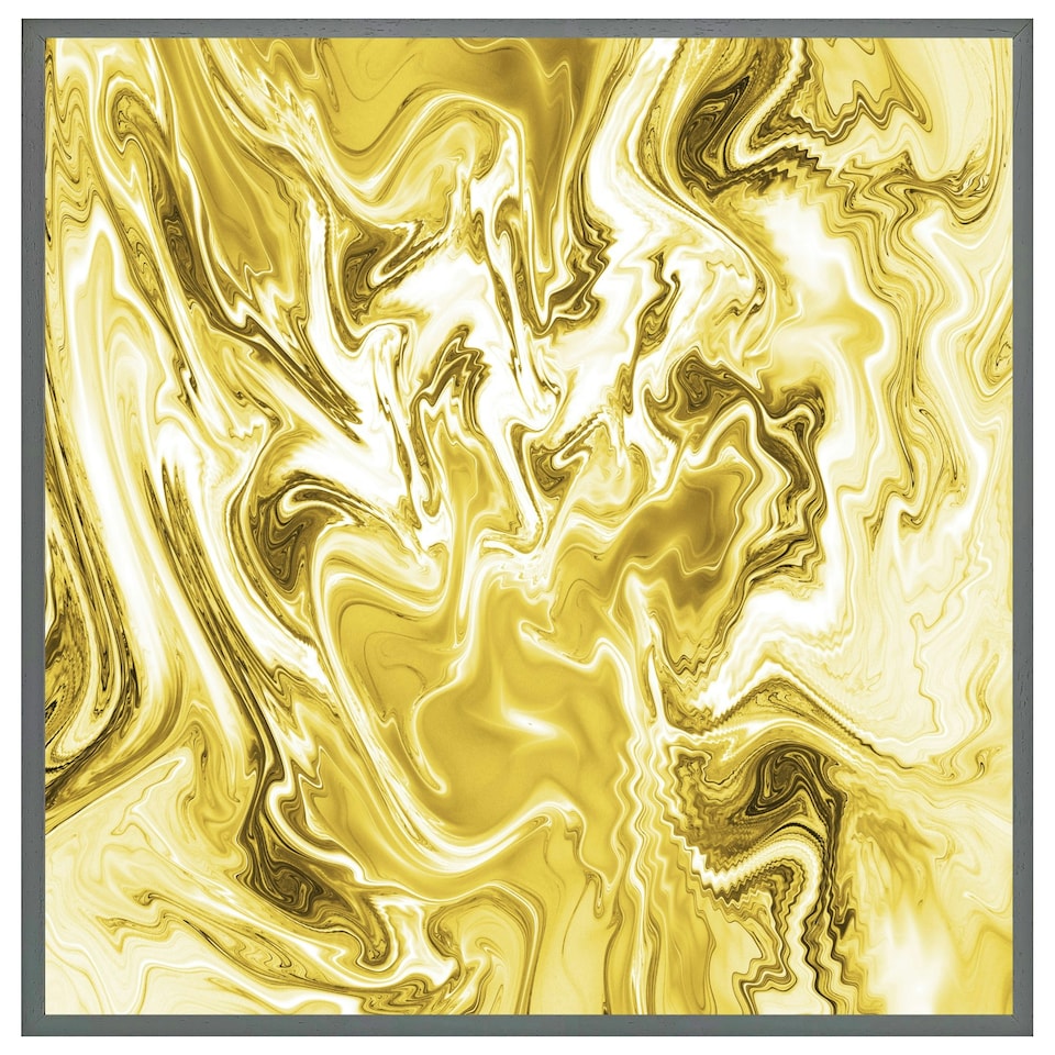 image 1 of Golden swirled marble (Picture Frame) Brown | XS
