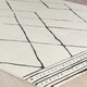 image 7 of LIVABLISS Freud-Modern High Pile Rug 200 x 275 cm | Ivory Black