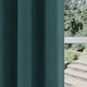 image 3 of Enhanced Living Austin Blackout, Thermal Teal Curtains with Eyelet Header (PAIR) - 66x90 inch (168x229cm)