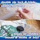 image 5 of Harbour Housewares Vacuum Storage Bags with Hand Pump - Medium (50 x 70cm) - White - Pack of 5 White