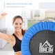 image 6 of HOMCOM Dia. 96cm Fitness Trampoline Exercise, Max Load 100 KG, Blue Black