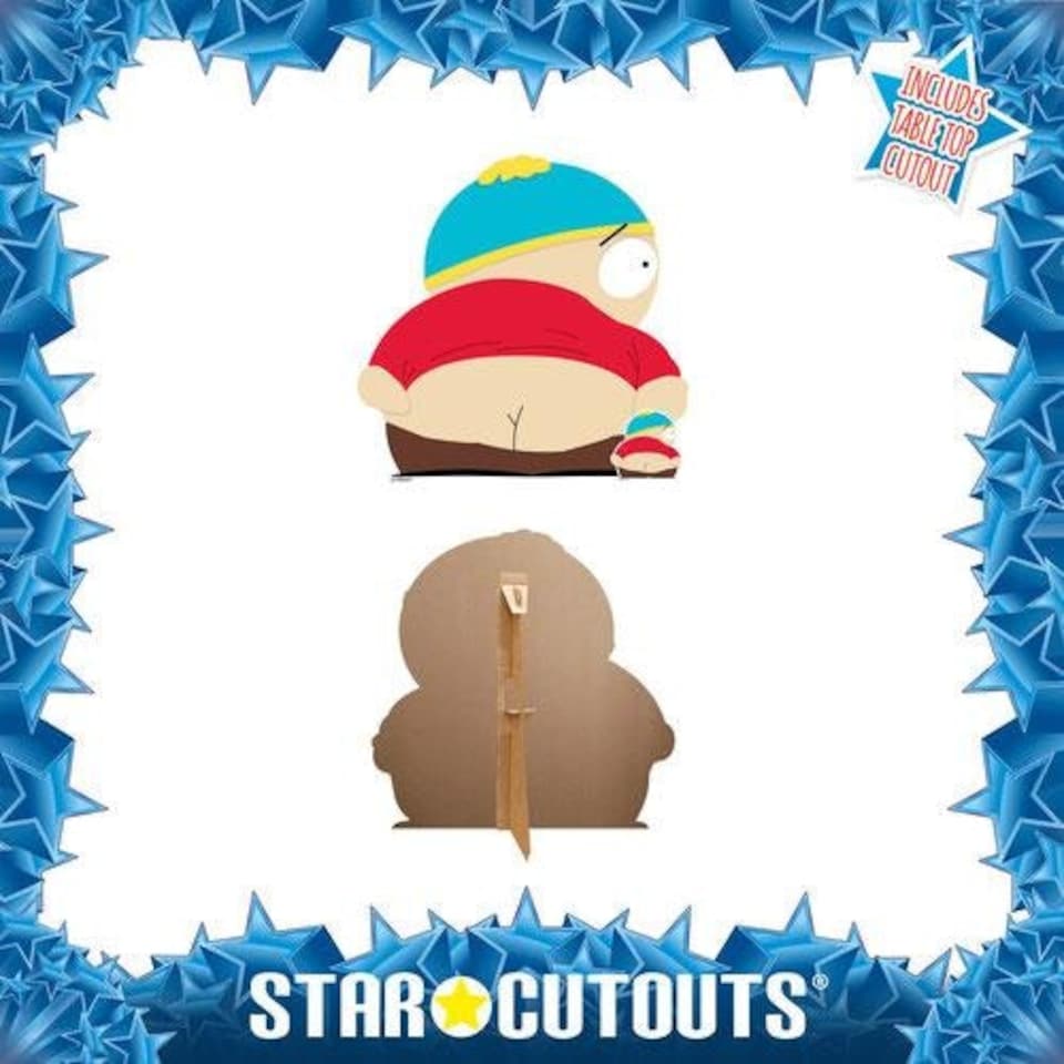 image 1 of Eric Cartman Mooning South Park Star Mini Cardboard Cutout 93cm
