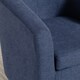 image 3 of Millie Fabric Accent Chair | Blue | Blue | One Size