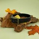 image 5 of HugglePets Legacy Leather Dog Collar - Black Black | S