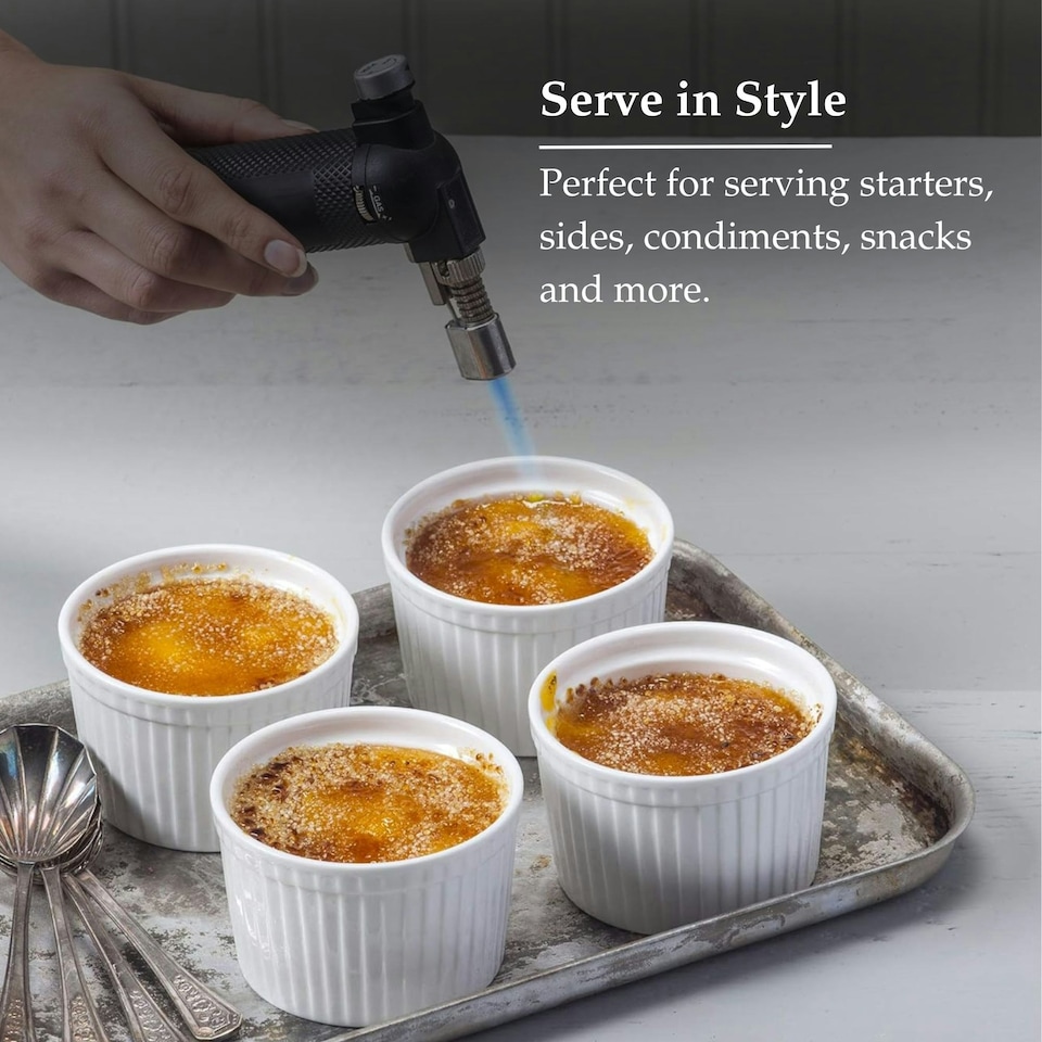 image 1 of Wm Bartleet & Sons Porcelain Deep Ramekin Set (9cm), Set of 4 | Multi | 4