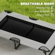 image 6 of PawHut Raised Dog Bed with Breathable Mesh for Large Dogs | Grey | L