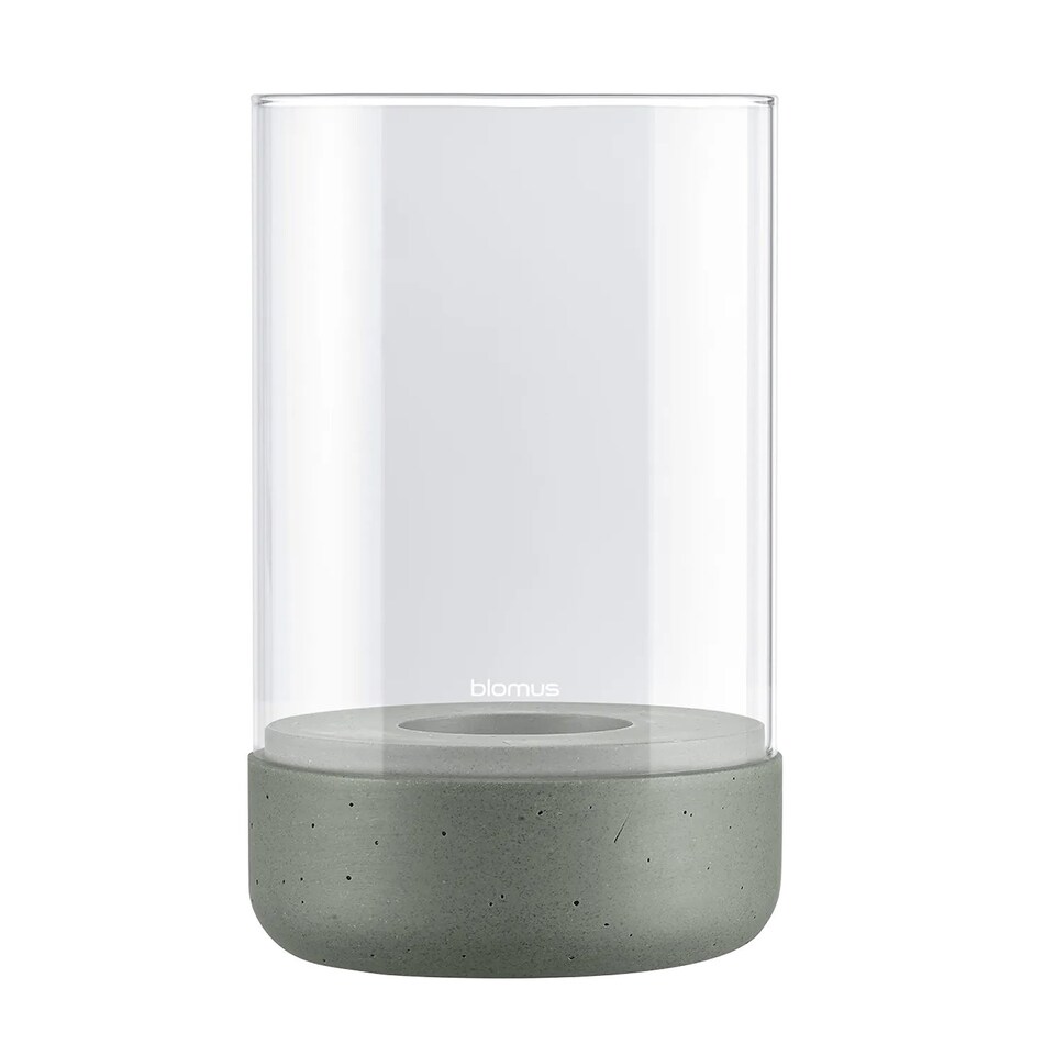 image 1 of Blomus Calma Hurricane Lamp M Agave Green
