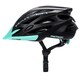 image 2 of Meteor Marven Cycle Helmet MTB Bike Skateboard Scooter Safety Gear Black | Black/Cyan  | L