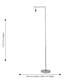 image 5 of Chrome Angled Floor Lamp Base Only | Chrome | Small | 1