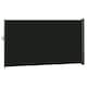 image 1 of Outsunny 3x2M Retractable Side Awning Screen Fence Patio Privacy Divider Black | Black | Black