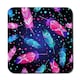 image 1 of Painted bird feathers (Coaster)