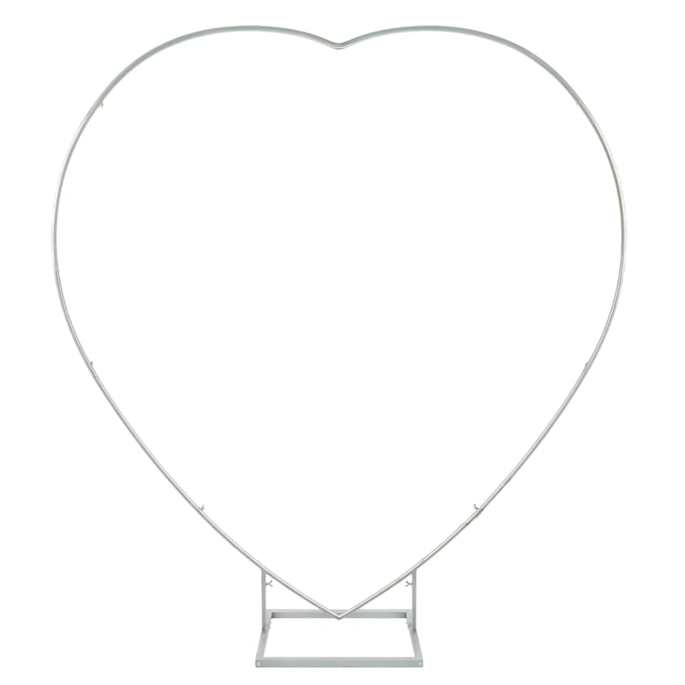 image 1 of Heart Balloon Arch Stand Party Decoration Arch Metal Frame - 200cm
