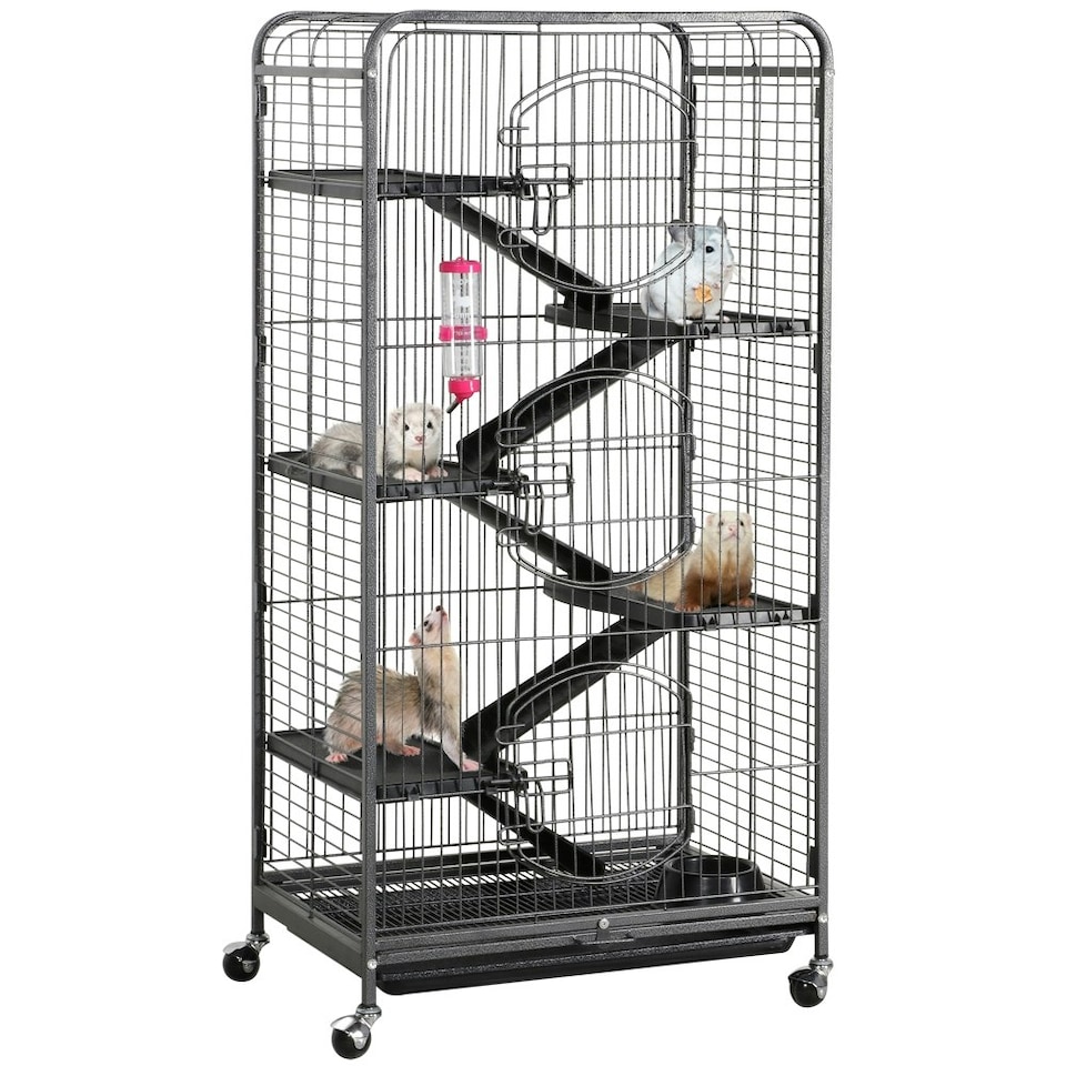 image 1 of Yaheetech 6 Levels Rolling Large Ferret Cage