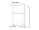 image 5 of Small Bathroom Cabinet Wall Mounted Storage Unit Slim Single Door Cupboard Handleless Narrow White Gloss Spice