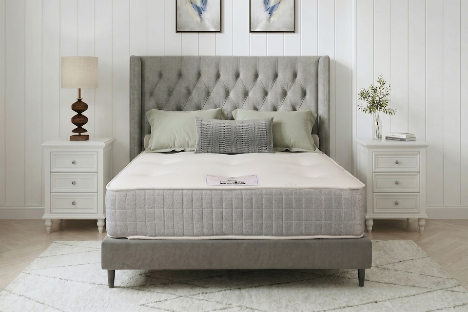 image 1 of Bella Sprung Tufted Mattress
