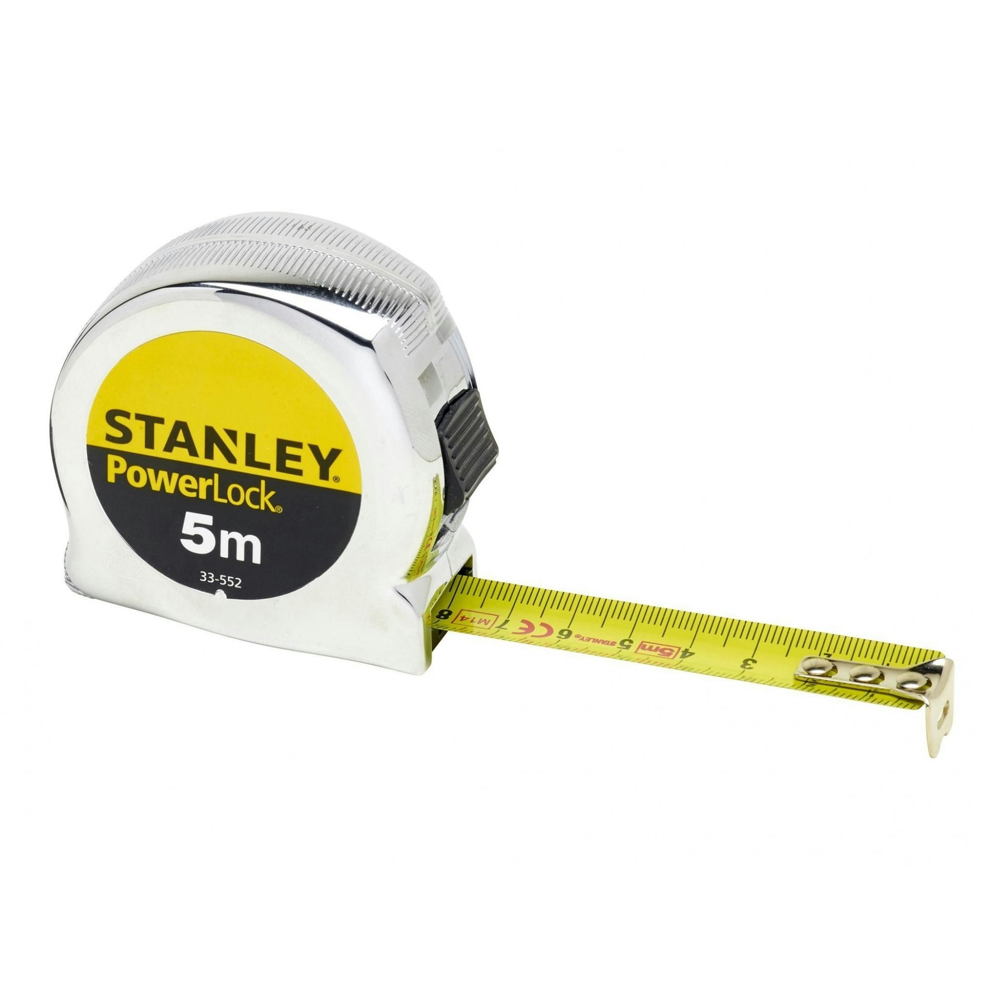 Stanley Hand Tools Powerlock Classic Pocket Tape - Multi Colour - 5m (Width 19mm) (Metric only)