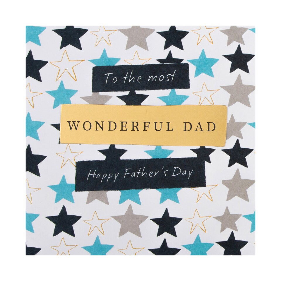 image 1 of Hallmark Father's Day Card For Dad - 'Most Wonderful' Design