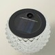 image 3 of ValueLights Solar Powered Outdoor Black Diamond Pattern Glass Table Lamp Garden Light Multi