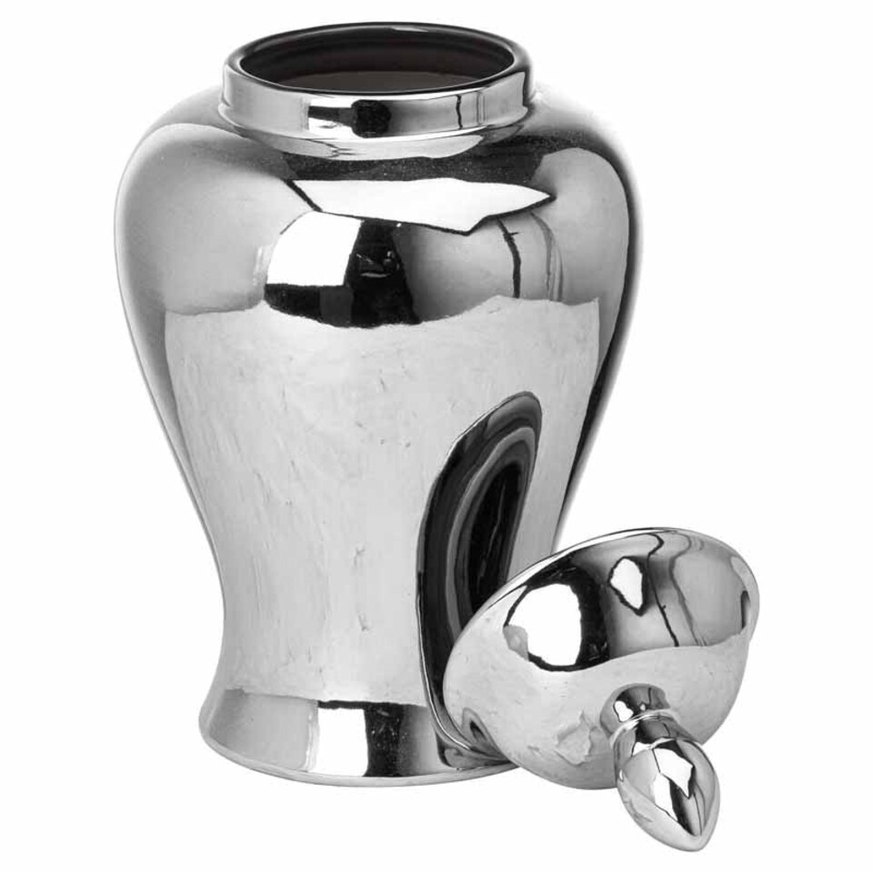 image 1 of HillinChromeGingerJar21515
