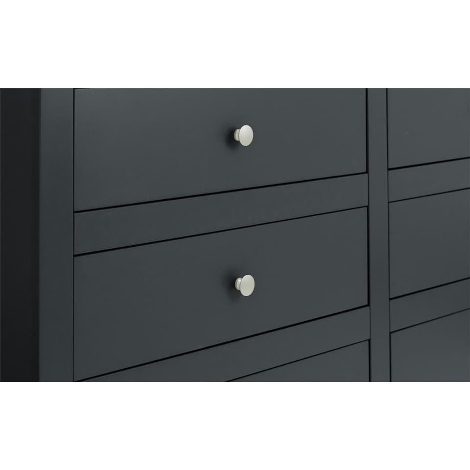 image 1 of Clean Anthracite 6 Drawer Chest