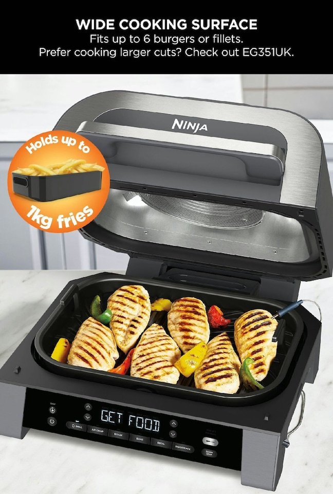 image 1 of Ninja 6 in 1 MAX Grill & Air Fryer DG551UK