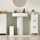image 4 of VonHaus Holbrook White Bathroom Storage Box with Lid