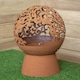 image 10 of 57cm Steel Helios Fireglobe Outdoor Garden Fire Pit