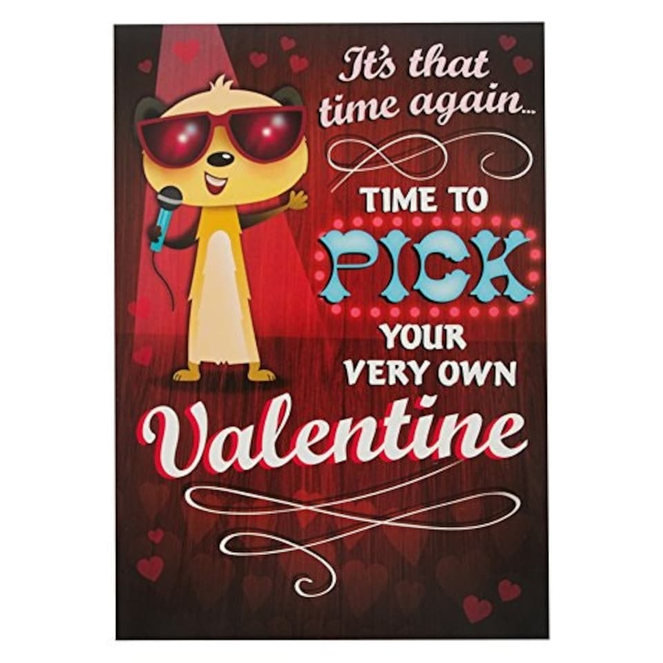 image 1 of Hallmark Valentine's Day Humour Pop up Feature Card - Medium
