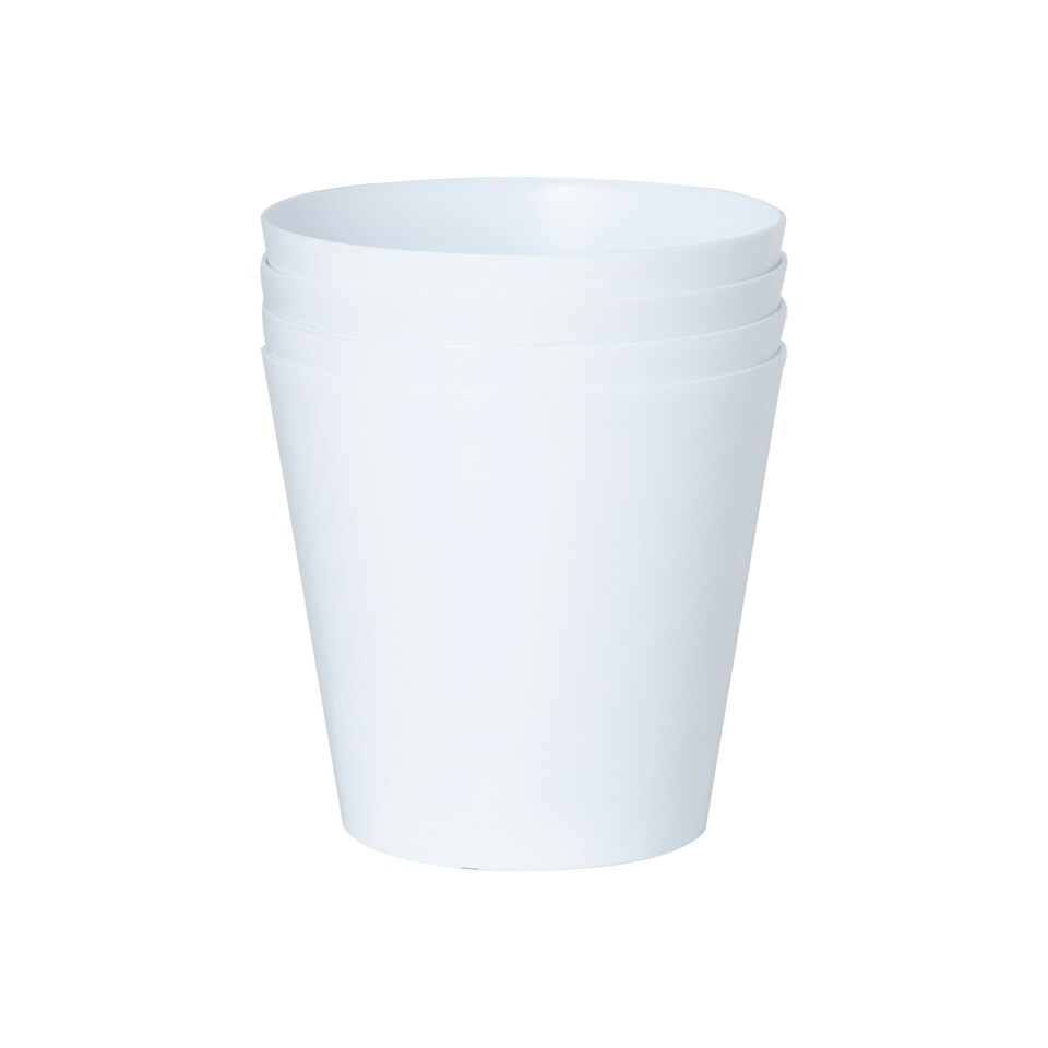 image 1 of Studio 4x 30cm Round Plastic Planter White