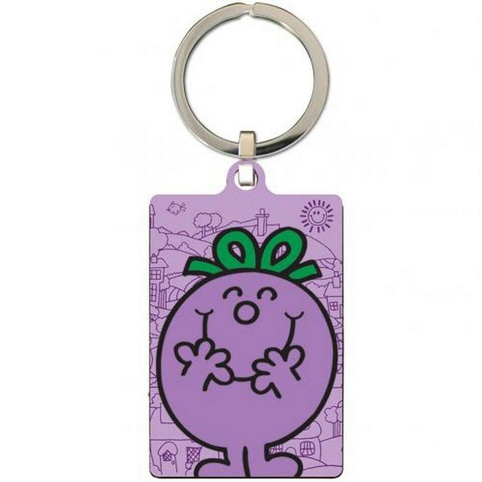 image 1 of Little Miss Naughty Key Ring - Purple - One Size