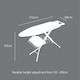 image 3 of Metaltex Antares Ironing Board - Cubes