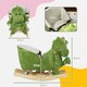 image 7 of AIYAPLAY Baby Rocking Horse w/ Safety Belt, 32 Songs, Wood Base, Hand Puppet
