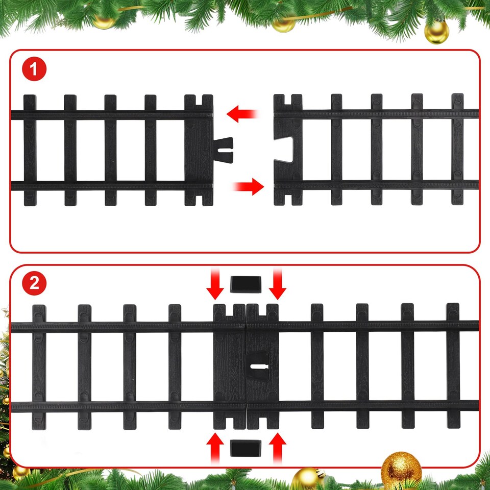 image 1 of Deluxe Edition Steam Train Set – Electric Classic Locomotive Toy with Lights, Real Smoke & Sounds