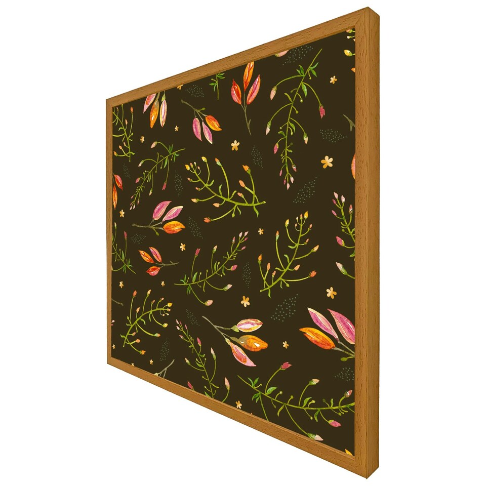 image 1 of Green branches (Picture Frame) White | L