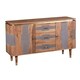 image 2 of Wilton 2 Doors 3 Drawers Sideboard - Acacia Wood - L40 x W140 x H80 cm Brown