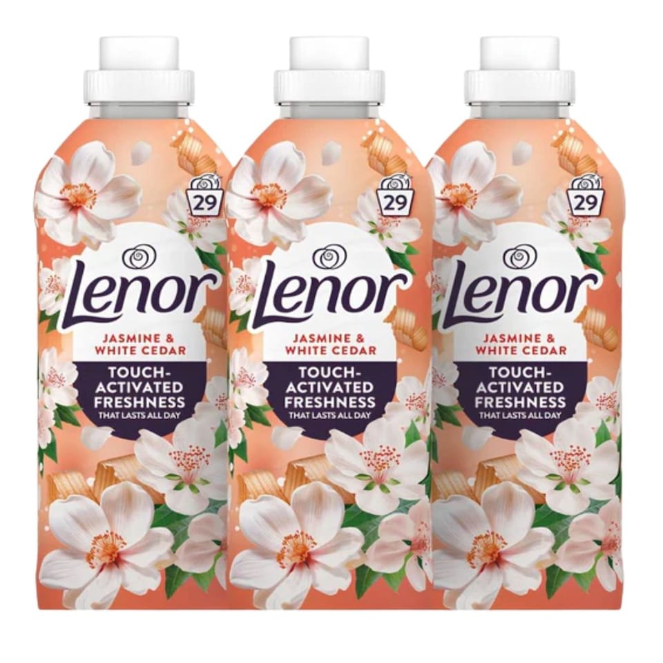 Lenor | Fabric Conditioner Wild Berries and Jasmine 29 Wash | 87 Washes x 3 Bottles | 2697ml