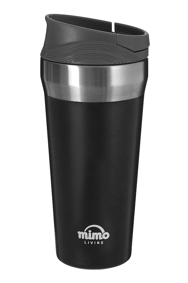 image 1 of Interiors By Premier Grey Travel Mug,Leak-Proof Insulated Thermos Cafe Cup,Reusable Coffee Mug,Double Walled Mug,Ideal For Drinks