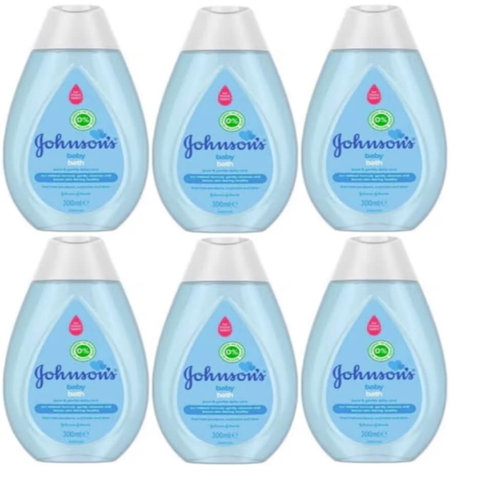image 1 of Johnsons Baby Bath Pure & Gentle Care 300ml Pack of 6
