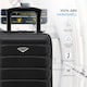 image 4 of Flight Knight Lightweight 2 Wheel ABS Hard Suitcase Cabin Hand Luggage 100+ Airlines Approved - British Airways, Ryanair & easyJet Free Carry On 40x20x25cm Black | Cabin Bag