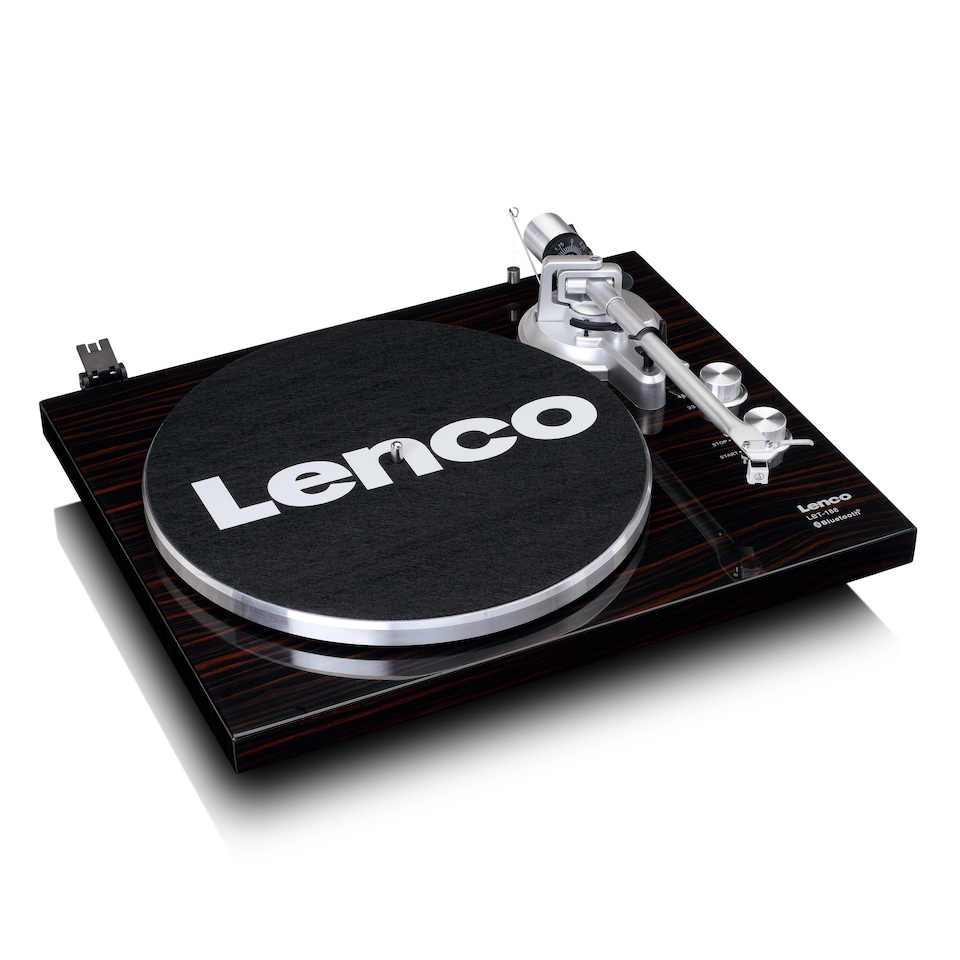 image 1 of LENCO LBT-188WA - Turntable with Bluetooth transmission, dark brown