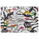 image 1 of Monochrome Leaves Rug | Multi
