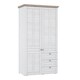 image 1 of Illoppa 2 Door Wardrobe in Snowy Oak/Oak Nelson