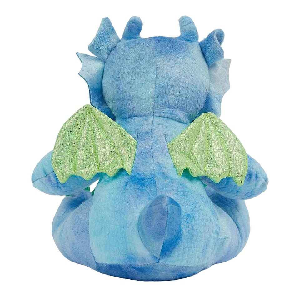 image 1 of Mumbles Mini Dragon Plush Toy - Blue - M