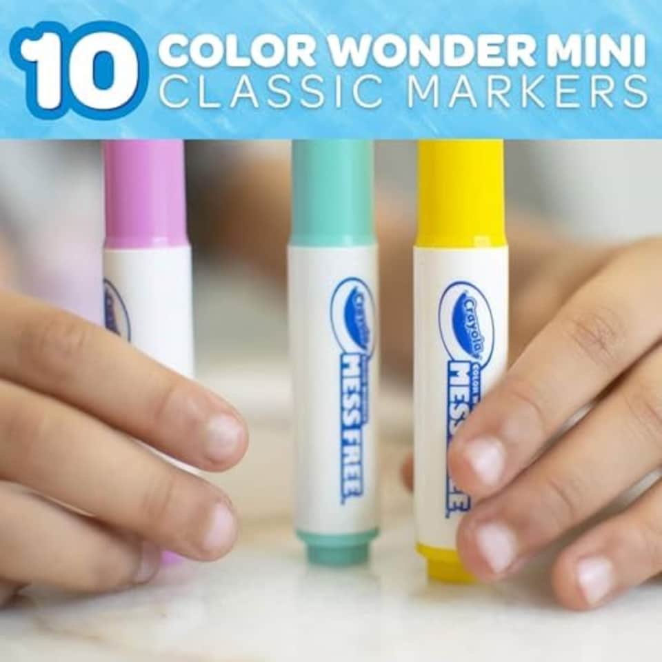 image 1 of Crayola Color Wonder Classic Mini Markers 10 Count