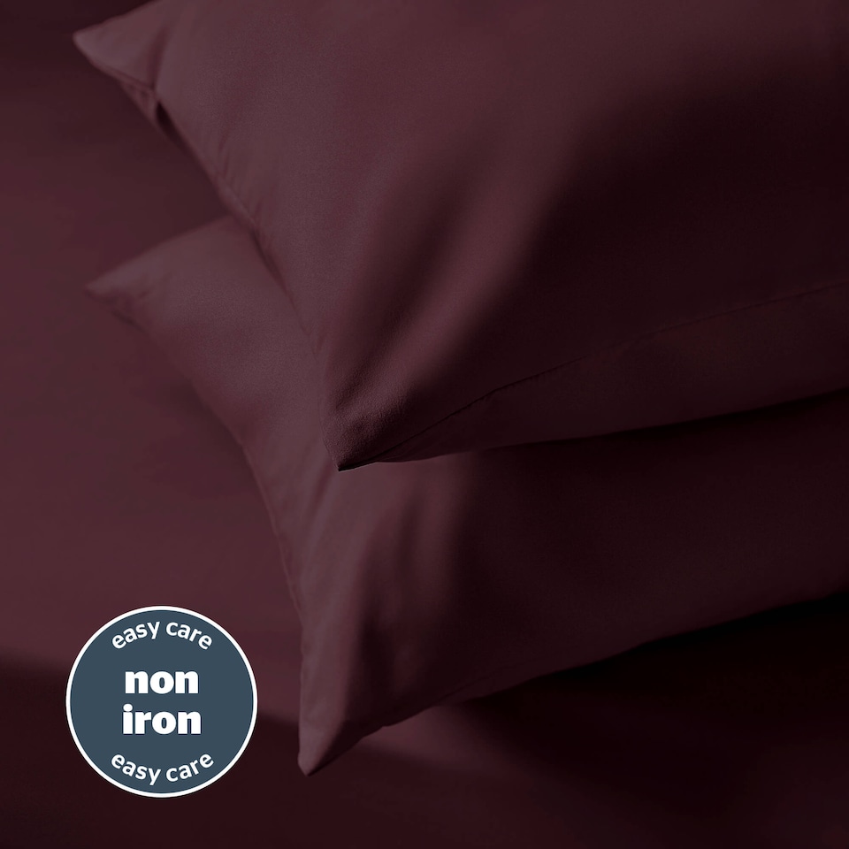 image 1 of Silentnight Supersoft Berry Pillowcase Pair